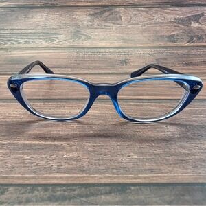 Ray-Ban RB 5242 5111 Blue Gradient Cat Eye Eyeglasses Frames 51-18 140 Womens